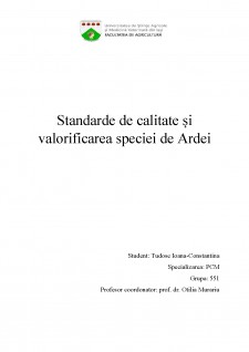 Standarde de calitate și valorificarea speciei de Ardei - Pagina 1