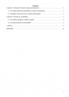 Principii ale evaluării contabile și de piața - Pagina 2