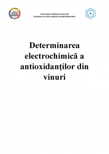 Determinarea electrochimică a antioxidanților din vinuri - Pagina 1
