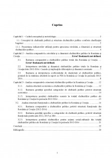 Studiu de caz comparativ privind nivelul, structura și dinamica cheltuielilor publice dintre România și Croația - Pagina 2