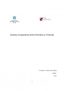 Analiza comparativă dintre România și Finlanda - Pagina 1