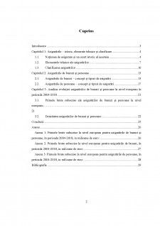 Elemente conceptuale și evoluții ale asigurărilor de bunuri și persoane în context internațional - Pagina 2