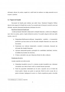 Rolul auditului intern în combaterea fraudelor - Pagina 5