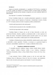 Sistemul administrativ în Spania - Pagina 2
