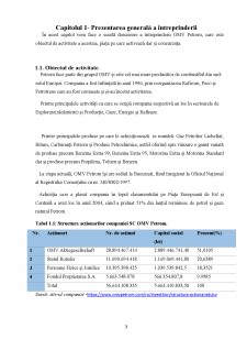 Analiza surselor de finanțare ale intreprinderii OMV Petrom - Pagina 4