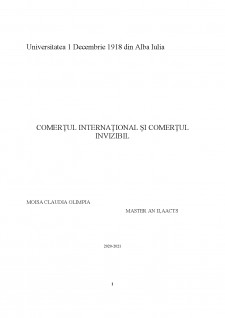 Comerțul internațional și comerțul invizibil - Pagina 1