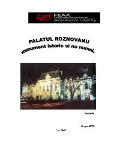 Palatul Roznovanu - Monument Istoric și Nu Numai - Pagina 1
