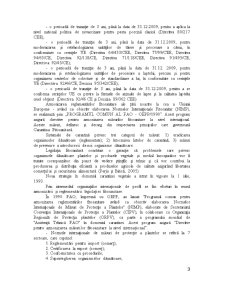Armonizarea Legislației Românești la Prevederile din Uniunea Europeană cu Privire la Protecția Fitosanitară - Pagina 3