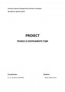 Tehnici și instrumente TQM - Pagina 1
