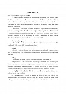 Prezentarea Standardului Internațional de Audit 530 - Eșantionarea în Audit - Pagina 4