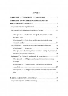 Cadrul general și special privind categoriile de profesioniști în reglementarea actuală - Pagina 1
