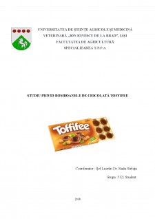 Studiu privind bomboanele Toffifee - Pagina 1