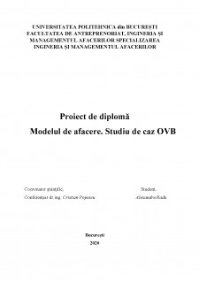 Modelul de afacere - Studiu de caz OVB - Pagina 2