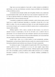 Influenta Covid-19 asupra sistemului de aprovizionare în Republica Moldova - Pagina 2
