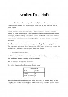 Analiza factorială - Pagina 1