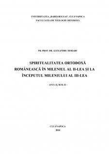 Spiritualitatea ortodoxă românească în mileniul al ii-lea și la începutul mileniului al iii-lea - Pagina 1