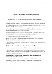 Clasificarea costurilor producției - Pagina 5