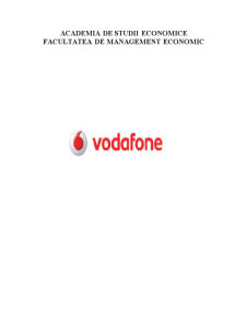 Analiza pieței - Vodafone - Pagina 1