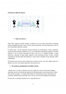 Plan de afaceri - Atelier de croitorie modernă - Pagina 3