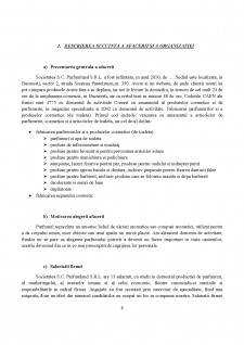 Planul de afaceri al SC Parfumland SRL - Pagina 3