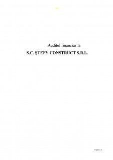 Audit SC Stefy Construct SRL - Pagina 2