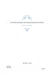 Presiuni hidromorfologice la nivelul spațiului hidrografic Buzău-Ialomița - Pagina 1