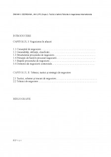 Tactici și tehnici în negocierea internațională - Pagina 2