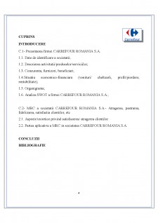 Analiza activității privind Managementul relațiilor cu clienții Carrefour - Pagina 4