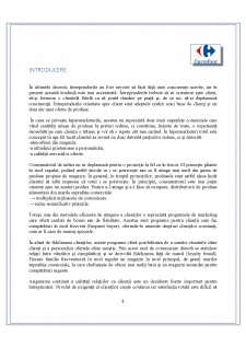 Analiza activității privind Managementul relațiilor cu clienții Carrefour - Pagina 5