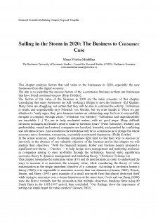 Sailing in the storm in 2020 the business to consumer case - Pagina 1