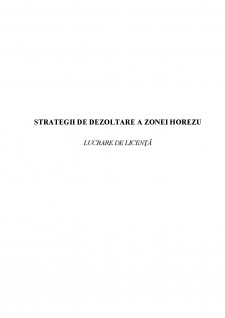 Strategii de dezoltare a zonei Horezu - Pagina 1