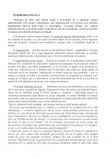 Tipuri de discurs juridic - Discursul juridic persuasiv - Pledoaria - Pagina 3