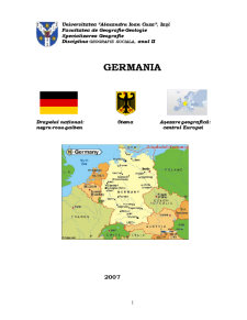 Germania - Analiza Economico-Geografica - Pagina 1