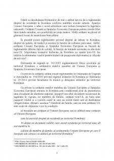 Dreptul de rezidență în România - Pagina 2