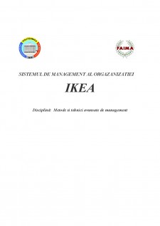 Sistemul de management al orgazanizatiei - IKEA - Pagina 1