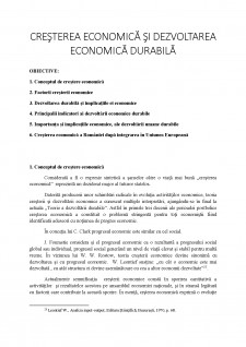 Creșterea economică și dezvoltarea economică durabilă - Pagina 1
