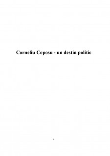 Corneliu Coposu - un destin politic - Pagina 1