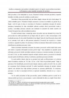 Analiza comparată a procedurii extrădării pasive în raport cu procedura executării în România a unui mandat european de arestare - Pagina 3