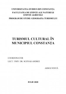Turismul cultural în orașul Constanța - Pagina 1
