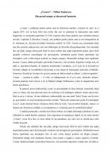 Cezara - Discursul utopic și discursul fantastic - Pagina 1
