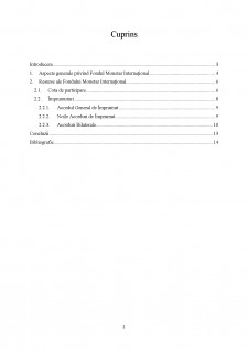 Modalități de constituire a resurselor financiare ale Fondului Monetar Internațional - Pagina 2