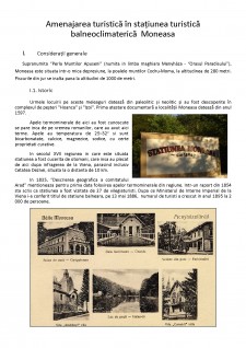 Stațiunea turistică balneoclimaterică Moneasa - Pagina 1