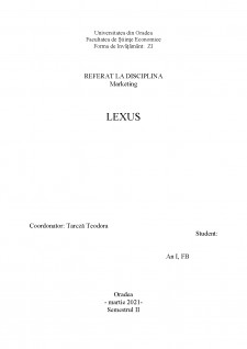 Lexus - Pagina 1