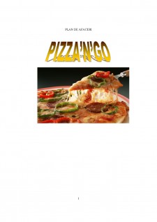 Plan de Afaceri - Pizza'n'Go - Pagina 1