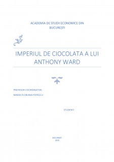 Imperiul de ciocolată a lui Anthony Ward - Pagina 1