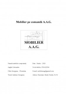 E-commerce - Mobilier pe comandă A.A.G. - Pagina 2