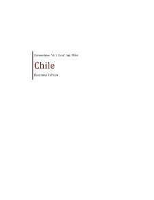 Business Culture în Chile - Pagina 1