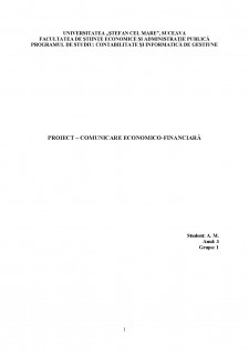 Comunicare economico-financiară - Pagina 1