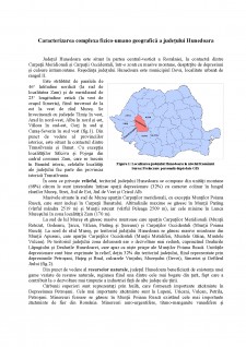 Caracterizarea complexa fizico-umano geografică a județului Hunedoara - Pagina 1
