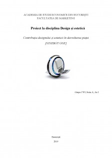 Contribuția designului și esteticii în dezvoltarea pieței Ninebot One - Pagina 1